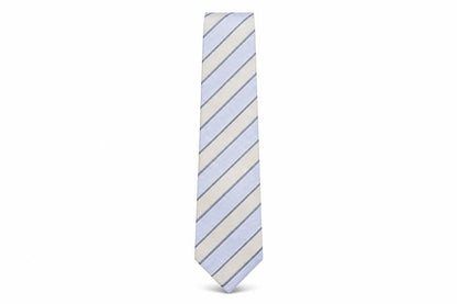 Mens Jeff Banks Beige Striped 54% Silk 46% Viscose  Tie
