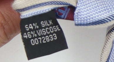 Jeff Banks Men's Striped Silk Tie Beige