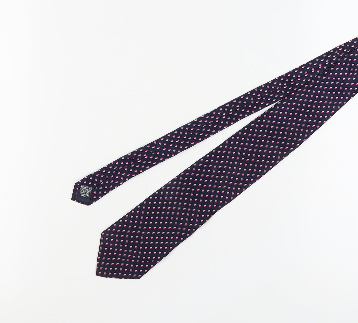 Mens Frangi Multicoloured Geometric 100% Silk  Tie