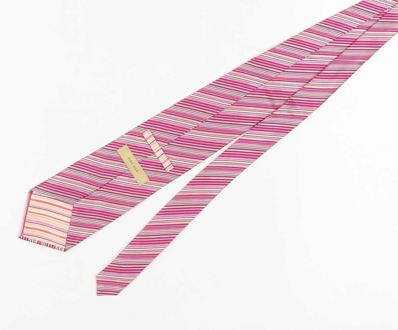 Marks and Spencer Men's Multicoloured Silk Tie, Striped