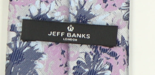 Jeff Banks Men’s Multicoloured Floral Polyester Tie