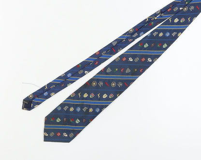 Fashion & Corporate Ties London Blue Silk Sports Tie