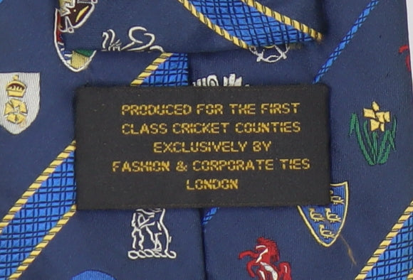 Fashion & Corporate Ties London Blue Silk Sports Tie