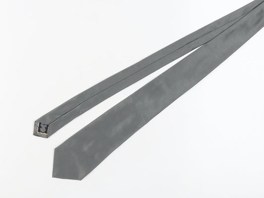 Paul Smith Men's Grey Silk Tie