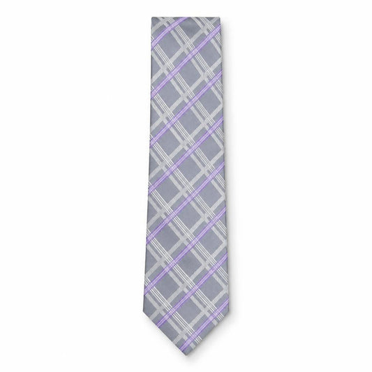 Mens Van Heusen Multicoloured Plaids & Checks 100% Silk Designer Tie