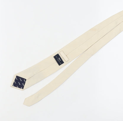 Paul Costelloe Men's Beige Silk Tie