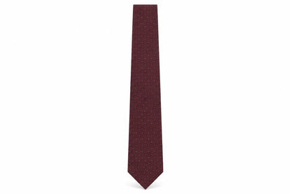 Houshi Boss Men's Red Silk Plaid Check Tie