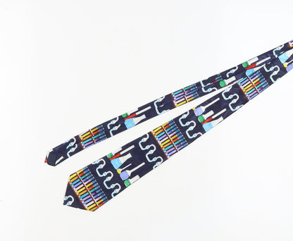 Steven Harris Men’s Multicoloured Geometric Tie
