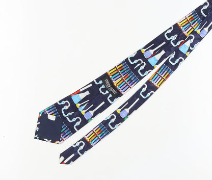Steven Harris Men’s Multicoloured Geometric Tie