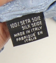 Kenzo Men's Blue Silk Floral Tie, One Size