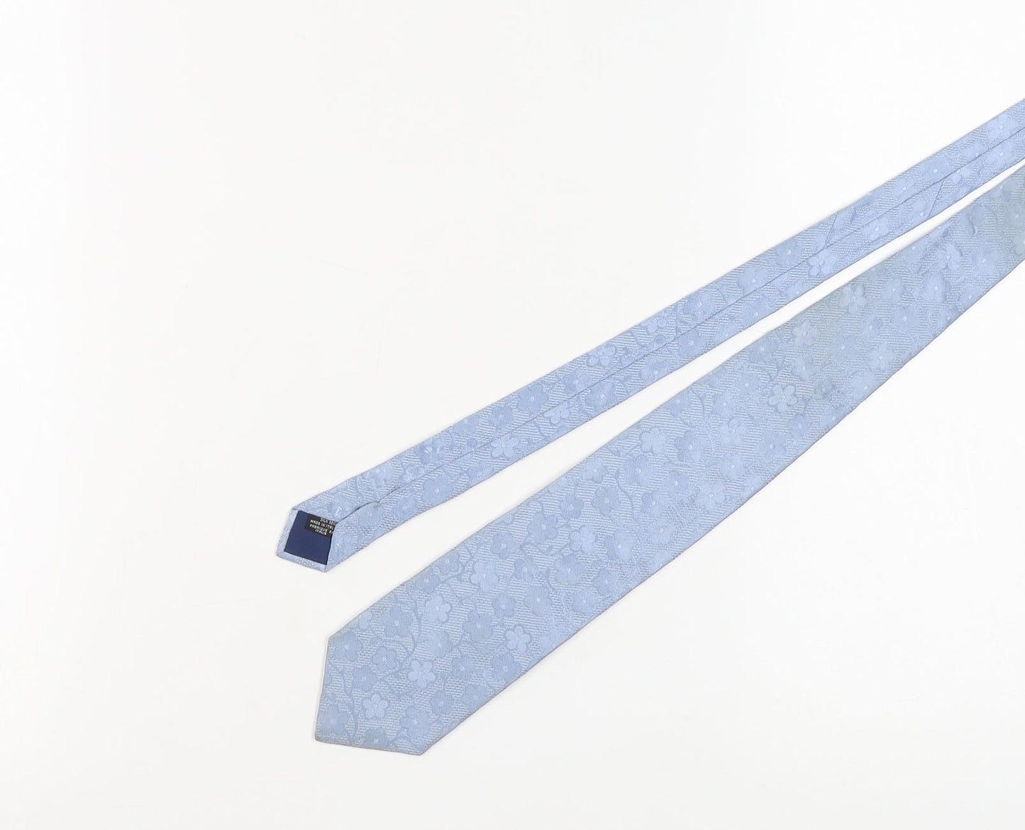 Kenzo Men's Blue Silk Floral Tie, One Size