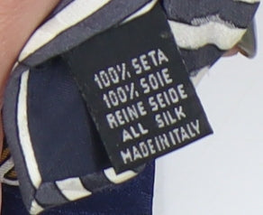 José Piscador Men's Multicoloured Stripe Silk Tie