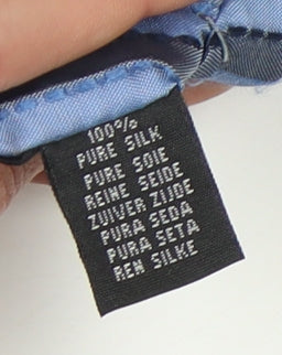 Van Gils Men's Blue Silk Striped Designer Tie