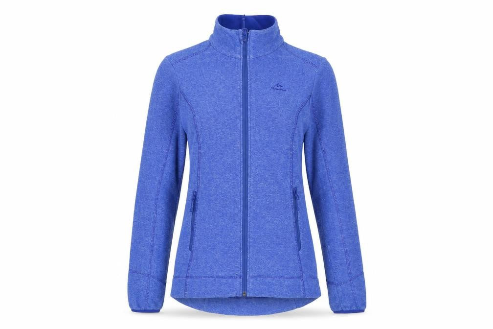 Front view of Decathlon Women's Blue Basic Jacket S, Full Zip