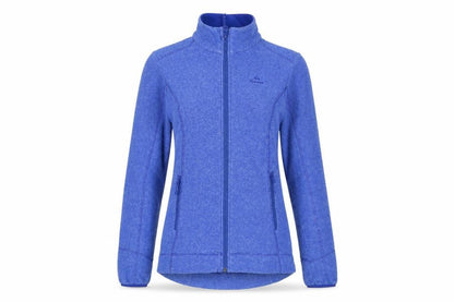 Front view of Decathlon Women's Blue Basic Jacket S, Full Zip