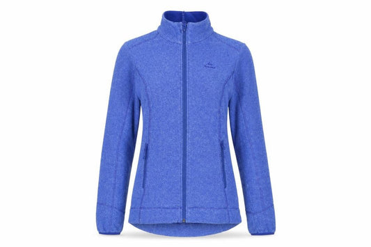 Front view of Decathlon Women's Blue Basic Jacket S, Full Zip