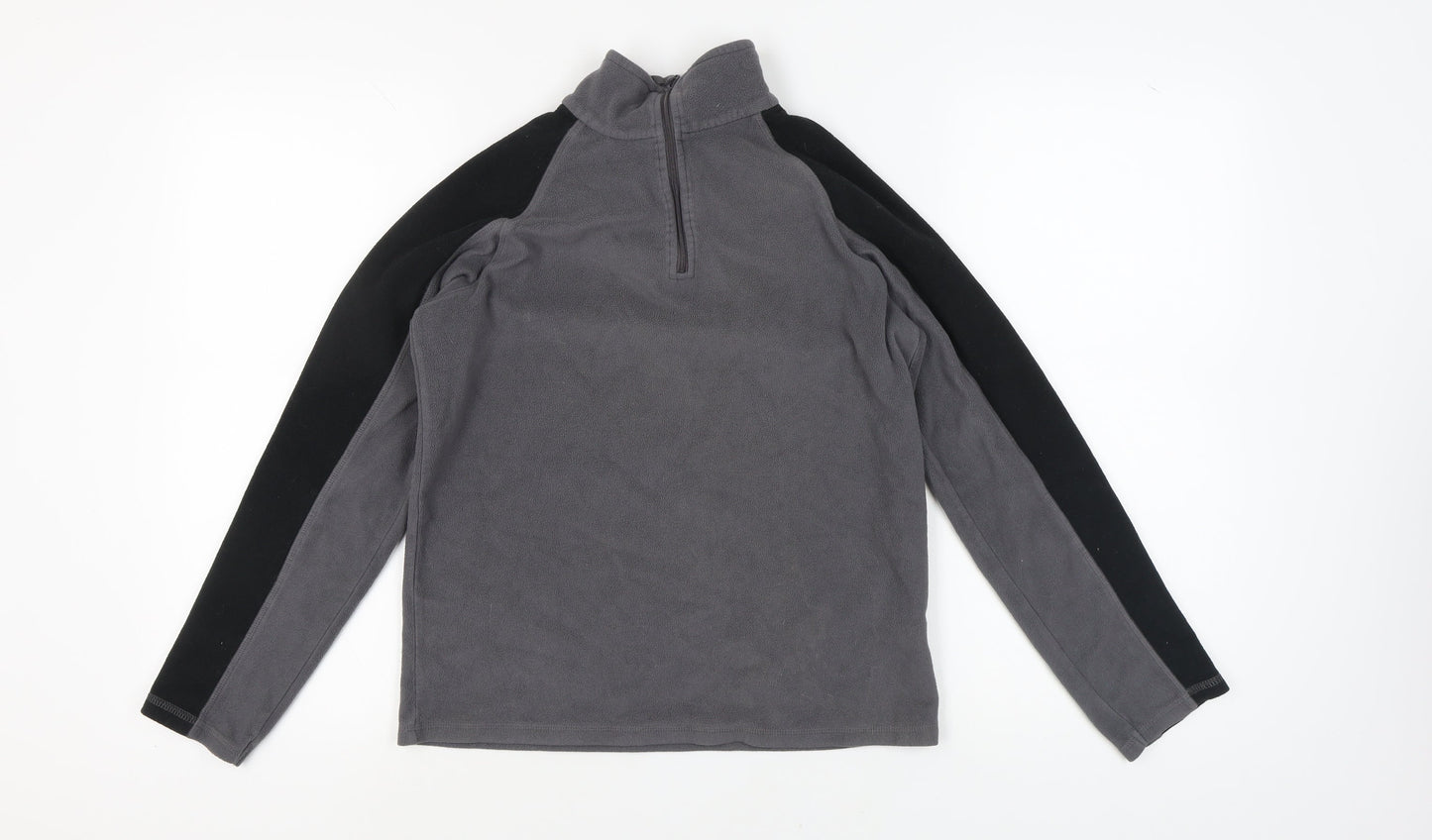 Unisex Adults UK Size XS Mountain Warehouse Grey 1/4 Zip Sweatshirt