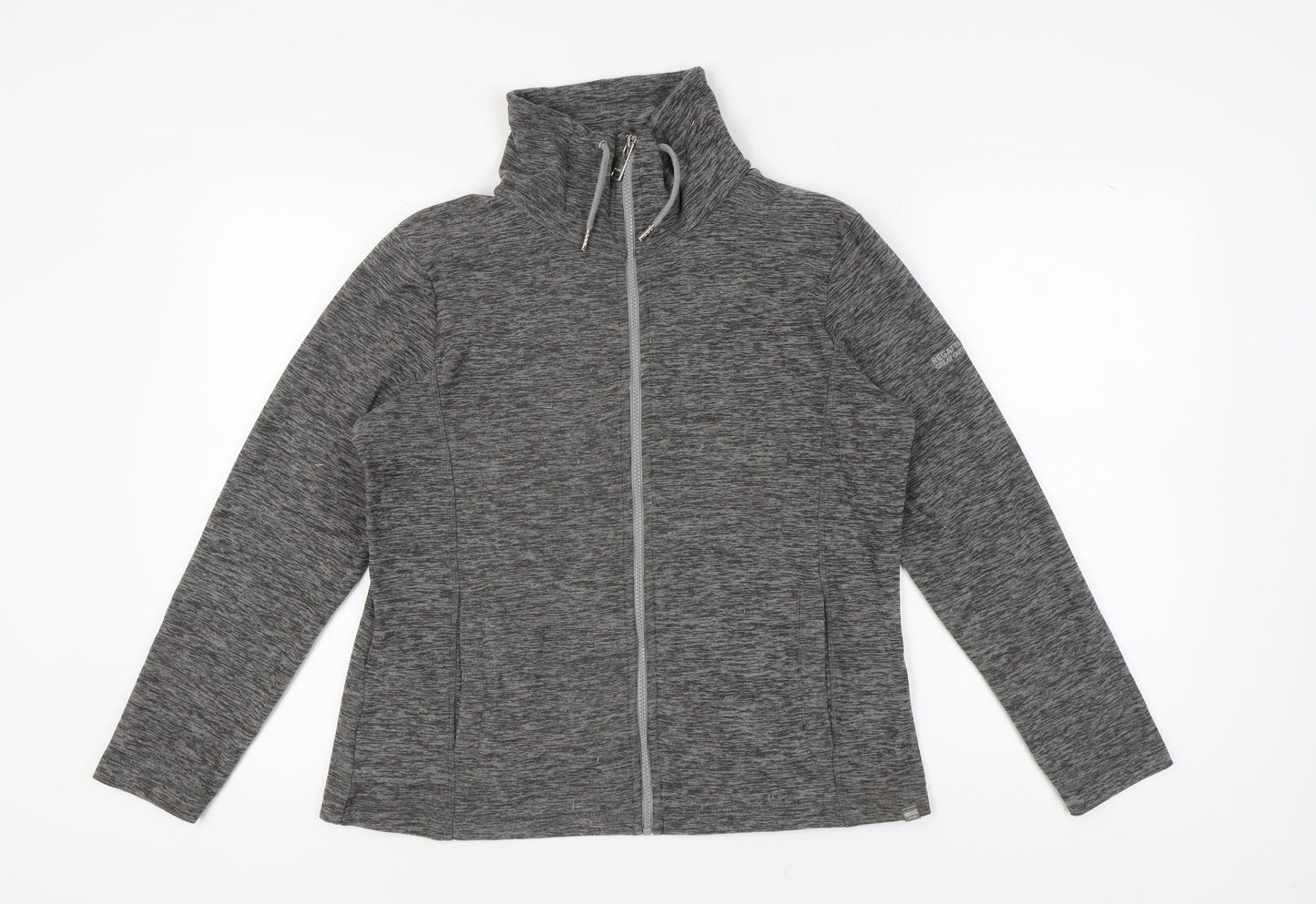 Regatta Women's Grey Full Zip Sweatshirt Size 16