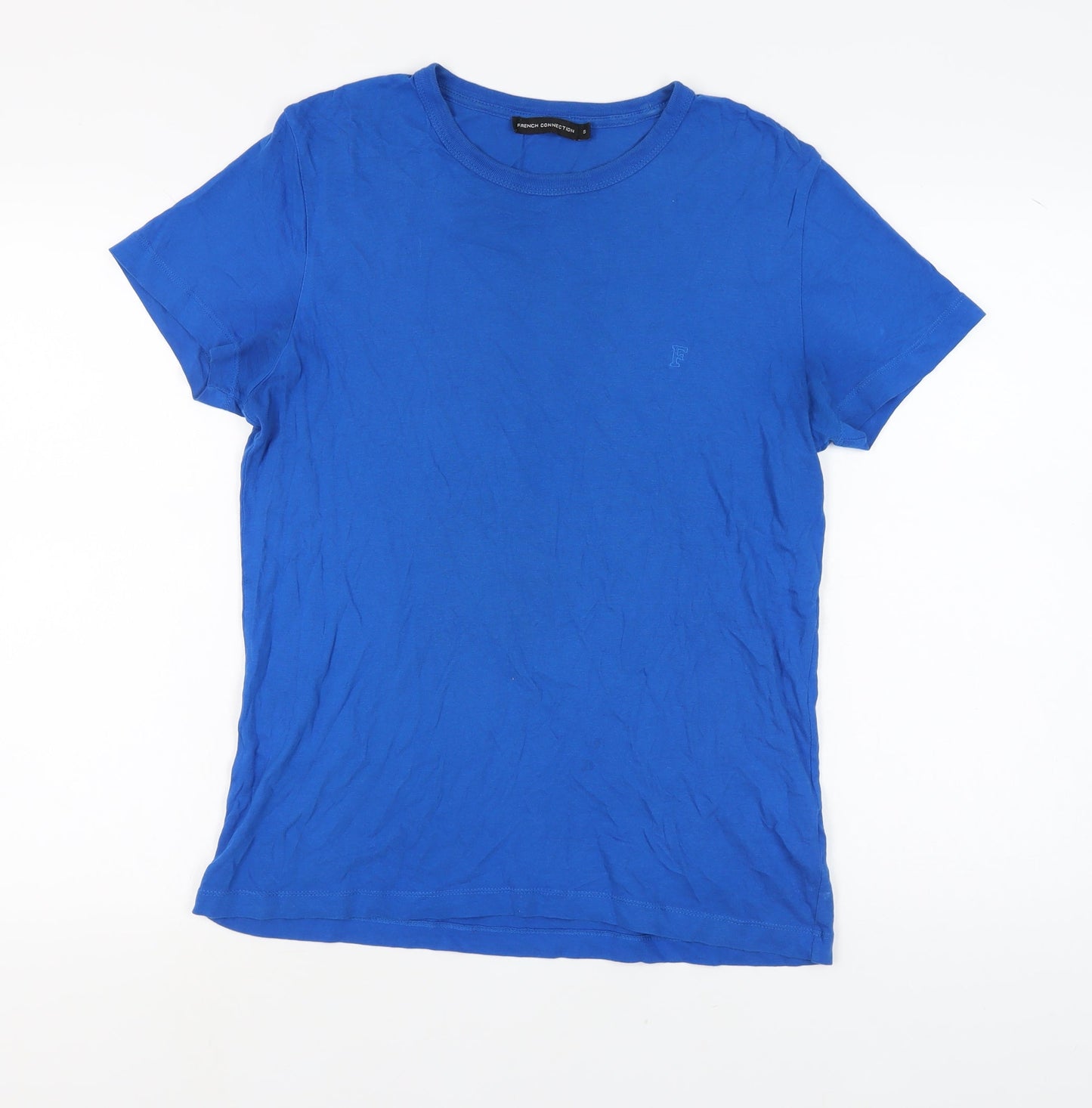 Mens UK Size S French Connection Blue  T-Shirt