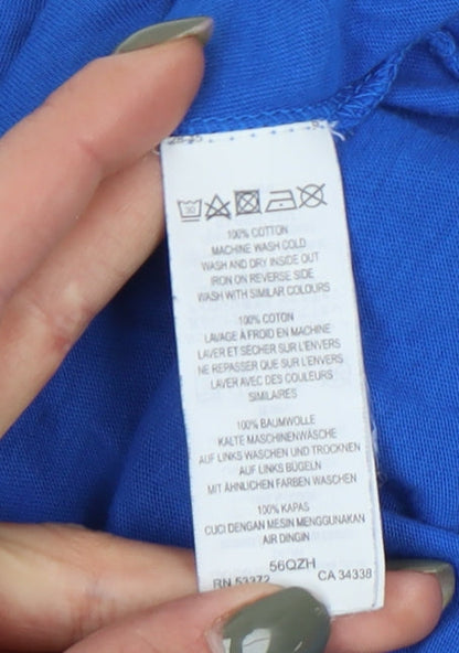 Mens UK Size S French Connection Blue  T-Shirt