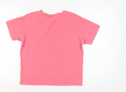 Lipsy London Women's Pink Christmas T-Shirt M