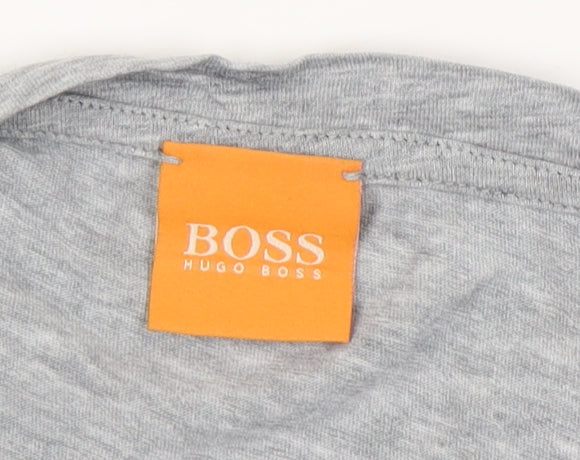 Mens UK Size L HUGO BOSS Grey  T-Shirt