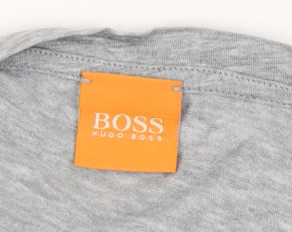 Mens UK Size L HUGO BOSS Grey  T-Shirt