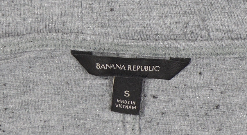 Banana Republic Women's Grey Long Sleeve T-Shirt S