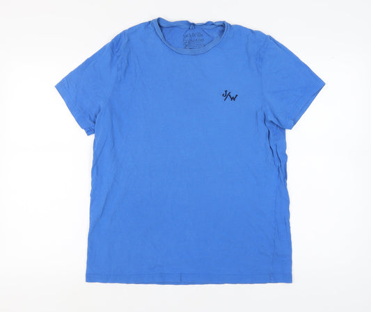 Jack Wills Men’s Blue Crew Neck T-Shirt - Size L