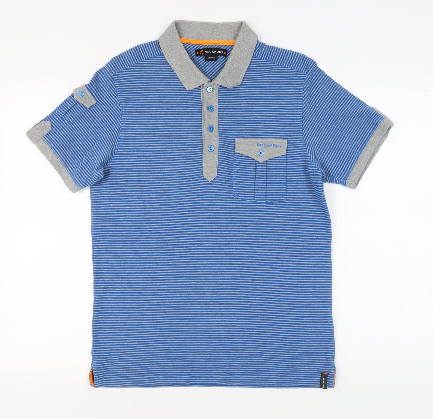 Mens UK Size M Rockport Cotton Polo Shirt