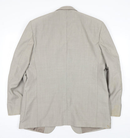 Mens UK Size 42 Gurteen Regular Beige Suit Jacket