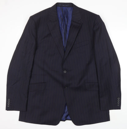 Mens UK Size 44 Marks and Spencer Regular Blue Suit Jacket