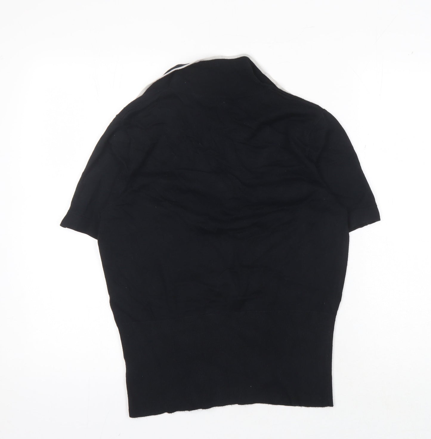 Womens UK Size 16 NEXT Black Basic Polo