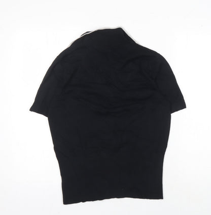 Womens UK Size 16 NEXT Black Basic Polo