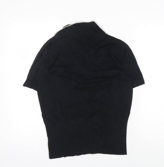 Womens UK Size 16 NEXT Black Basic Polo