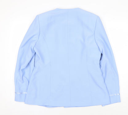 Womens UK Size 14 AMARANTO  Blue Suit Jacket