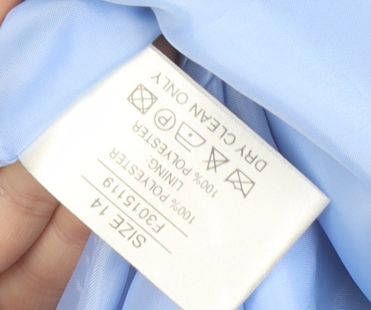 Womens UK Size 14 AMARANTO  Blue Suit Jacket