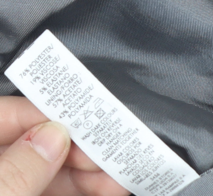 Dunnes Stores Black Pinstripe Suit Jacket Women Size 10