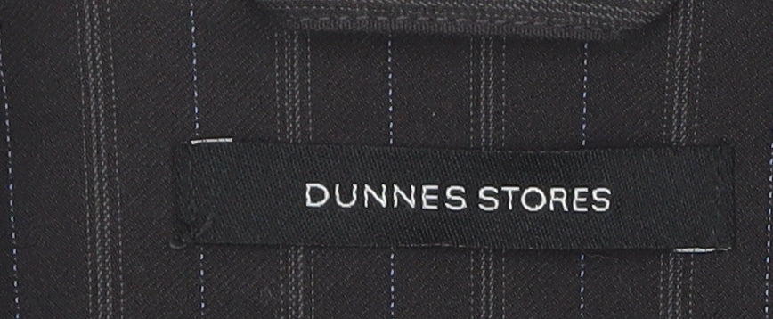 Dunnes Stores Black Pinstripe Suit Jacket Women Size 10