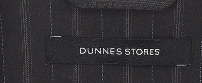Dunnes Stores Black Pinstripe Suit Jacket Women Size 10