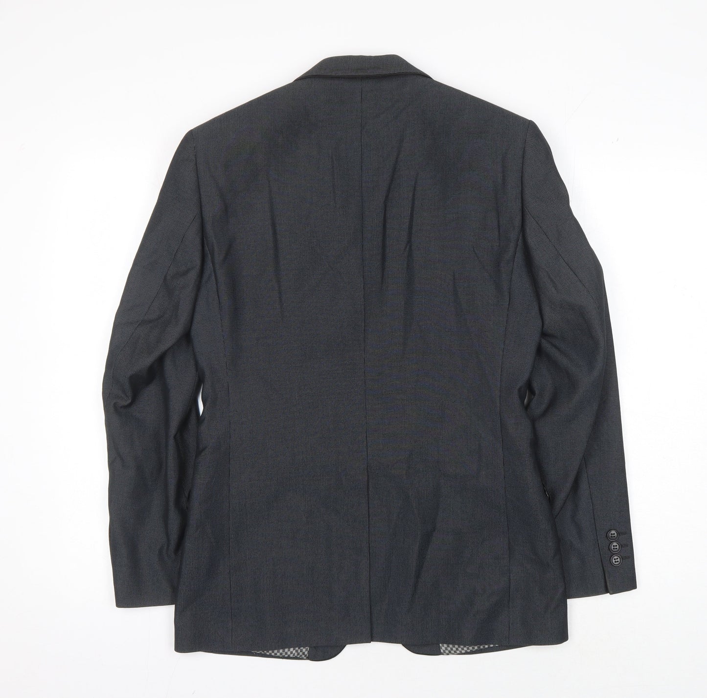 Mens UK Size 36 Lambretta Regular Black Suit Jacket