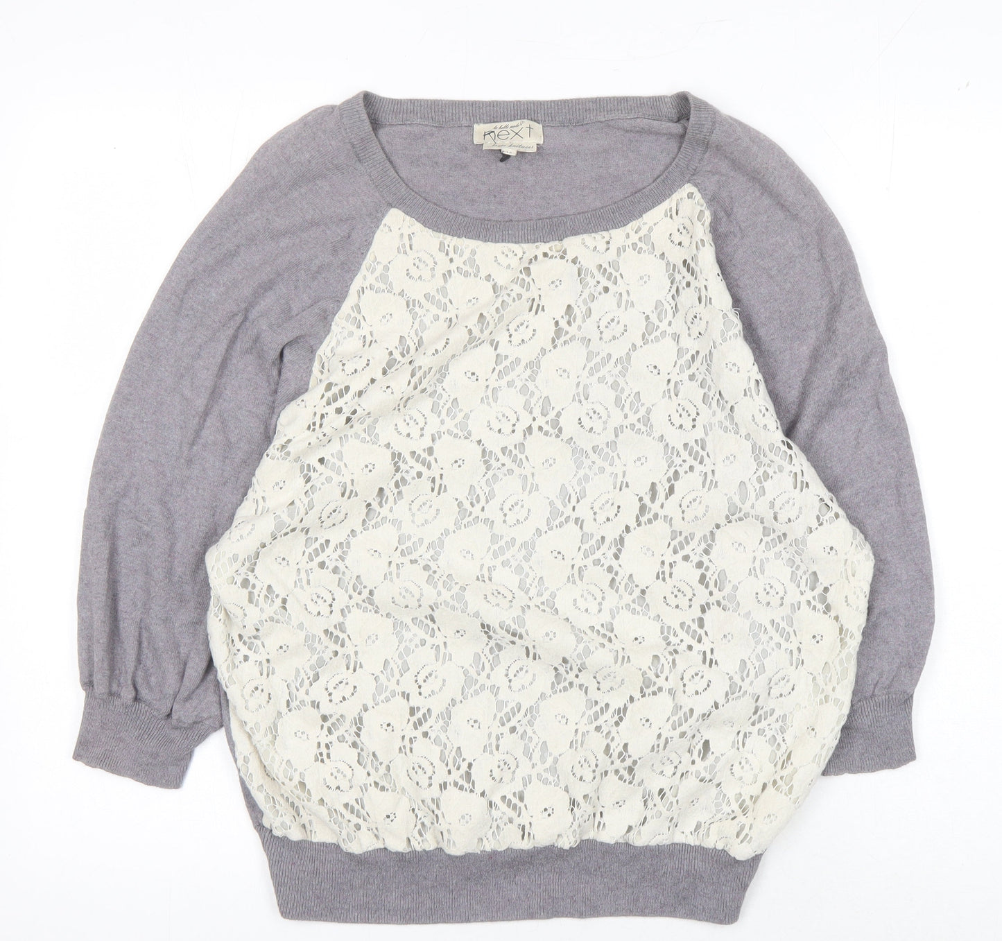 Womens UK Size 14 NEXT Grey Pullover Jumper