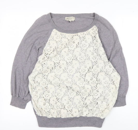 Womens UK Size 14 NEXT Grey Pullover Jumper