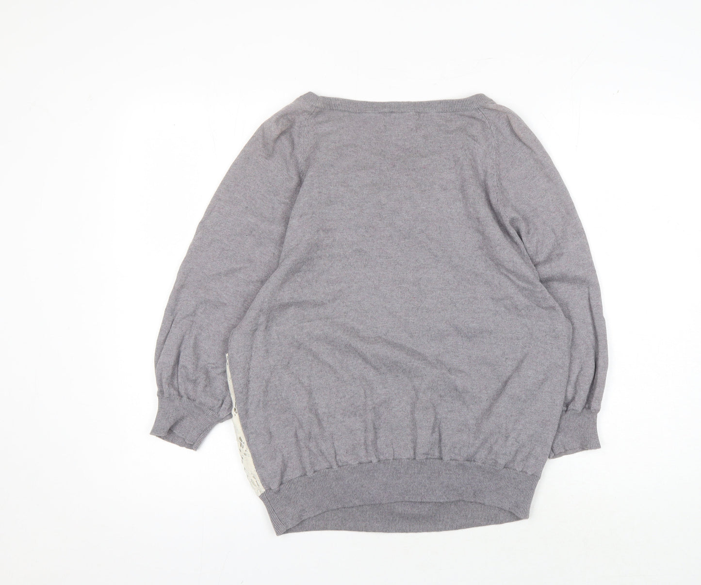 Womens UK Size 14 NEXT Grey Pullover Jumper