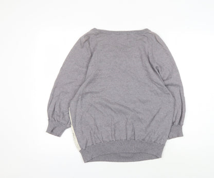 Womens UK Size 14 NEXT Grey Pullover Jumper