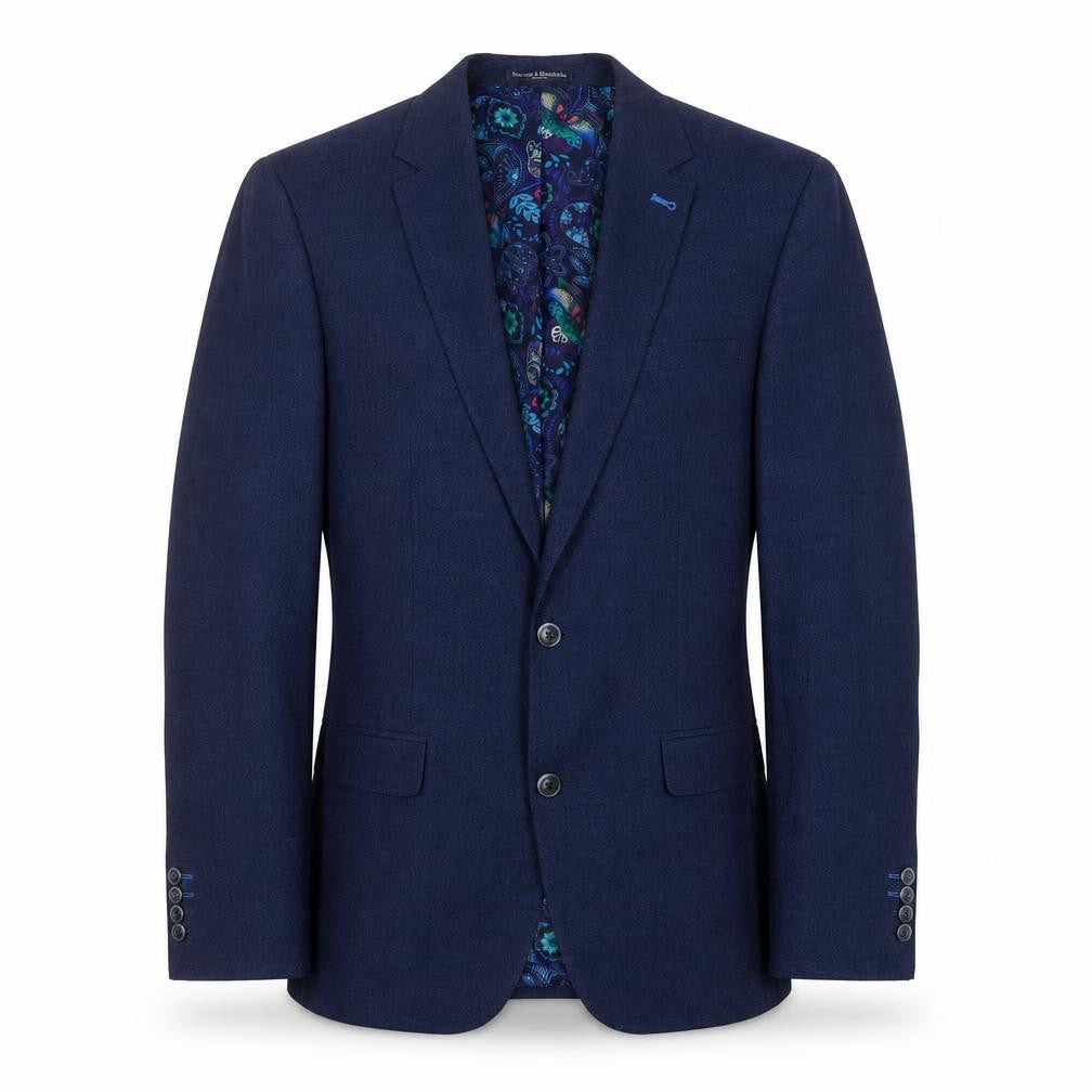 Mens UK Size 40 Sawyers & Hendricks Regular Blue Suit Jacket