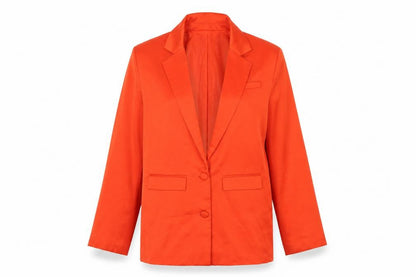 MISSPAP Orange Women's Size 8 Blazer Jacket
