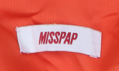 MISSPAP Orange Women's Size 8 Blazer Jacket