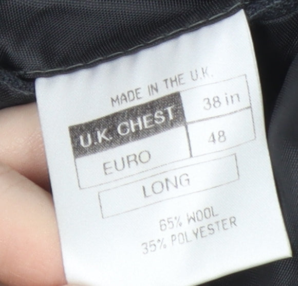 Mens UK Size 38 Daniel Drescott Regular Grey Suit Jacket