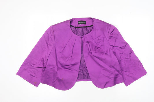 Marks and Spencer Women's Purple Blazer, Size 18, 3/4 Sleeve